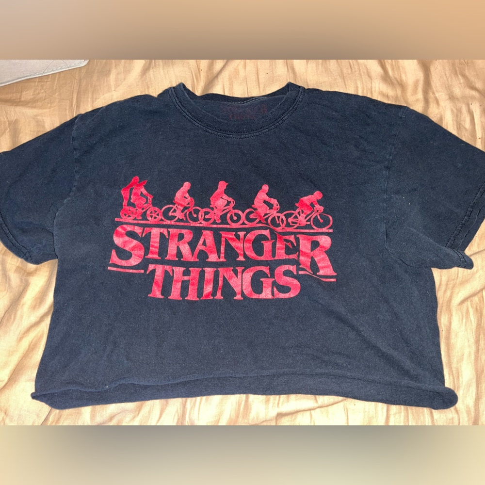 Stranger things crop top